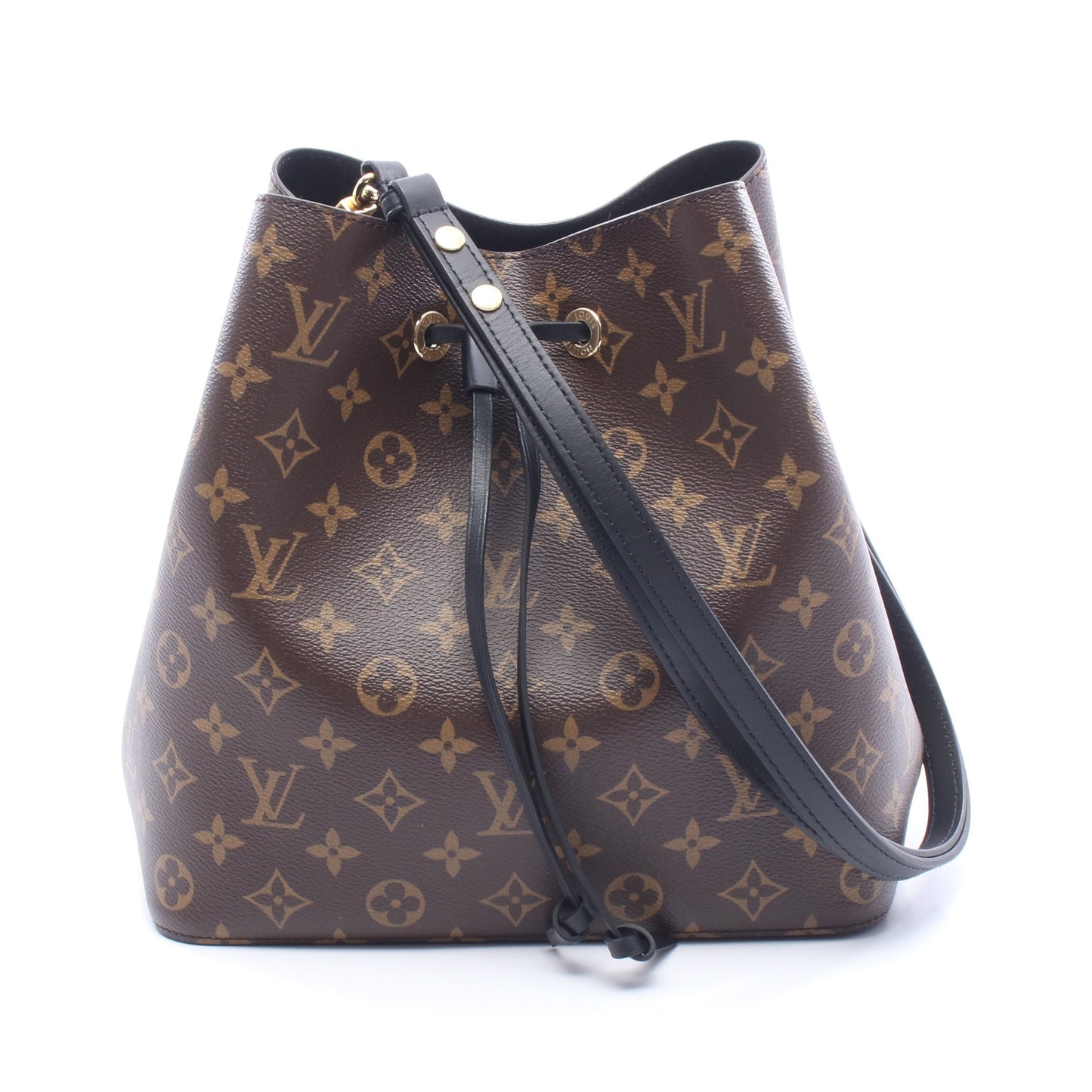 ネオノエ モノグラム ノワール ショルダーバッグ PVC レザー ブラウン ブラック ルイヴィトン バッグ LOUIS VUITTON