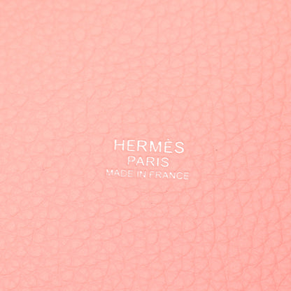 ピコタンロックPM ローズサクラ ハンドバッグ トリヨンクレマンス ライトピンク シルバー金具 B刻印 エルメス バッグ HERMES