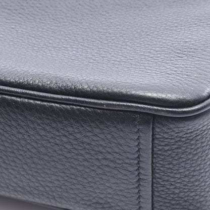 VITELLO PHENIX ショルダーバッグ レザー ブラック プラダ バッグ PRADA