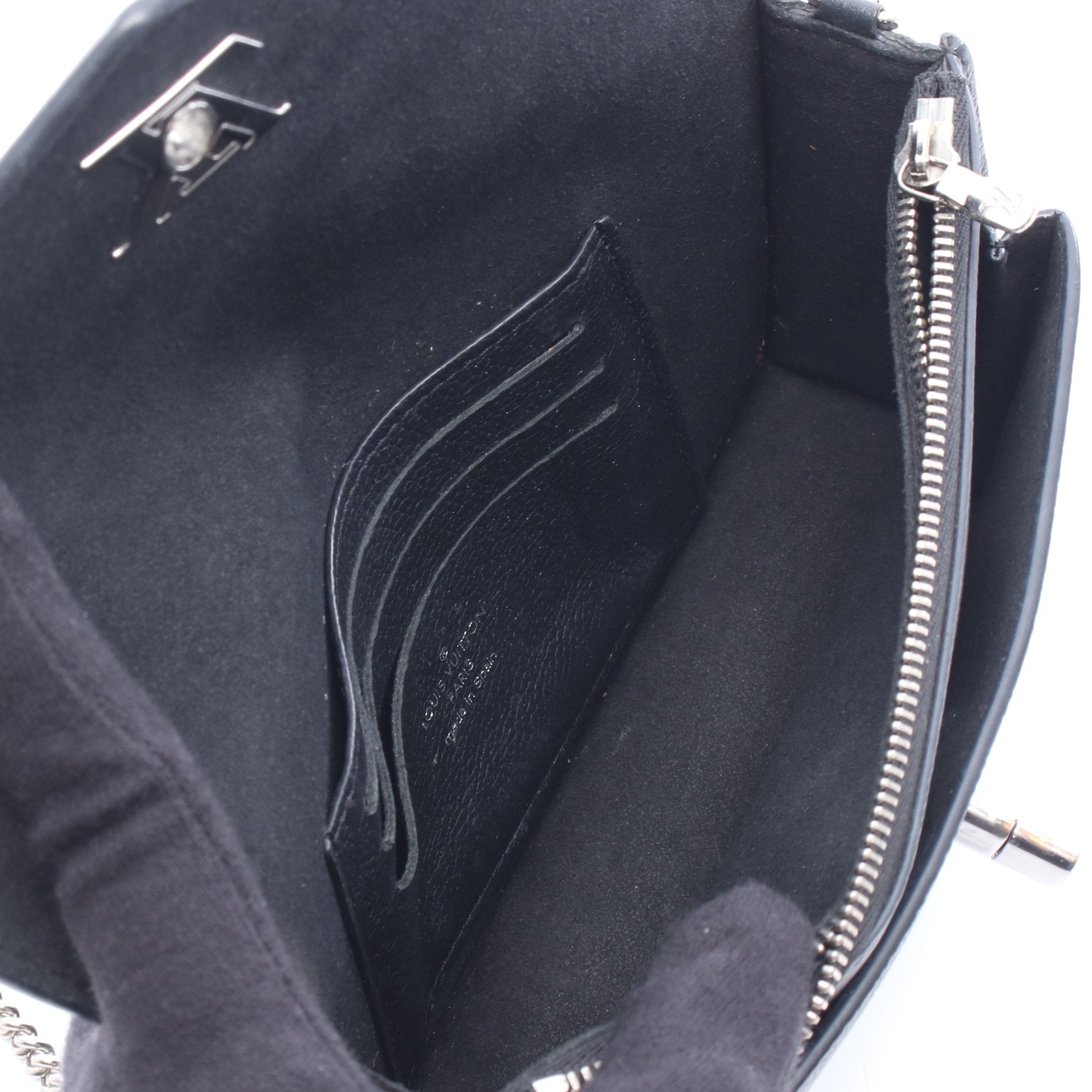 ルイ・ヴィトン LOUIS VUITTON ポシェット ロックミーチェーン ショルダーバッグ バッグ レザー レディース ブラック系 M63471 【中古】 800000098925000-16_0c7ed5ea-