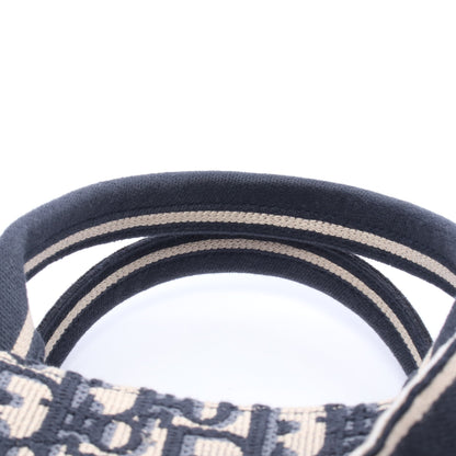 BOOK TOTE ブックトート スモール オブリーク 2WAY ハンドバッグ トートバッグ キャンバス レザー ネイビー ベージュ クリスチャンディオール バッグ Christian Dior