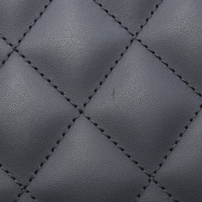 カンボンライン 二つ折り長財布 レザー エナメルレザー ブラック シルバー金具 シャネル 財布・小物 CHANEL
