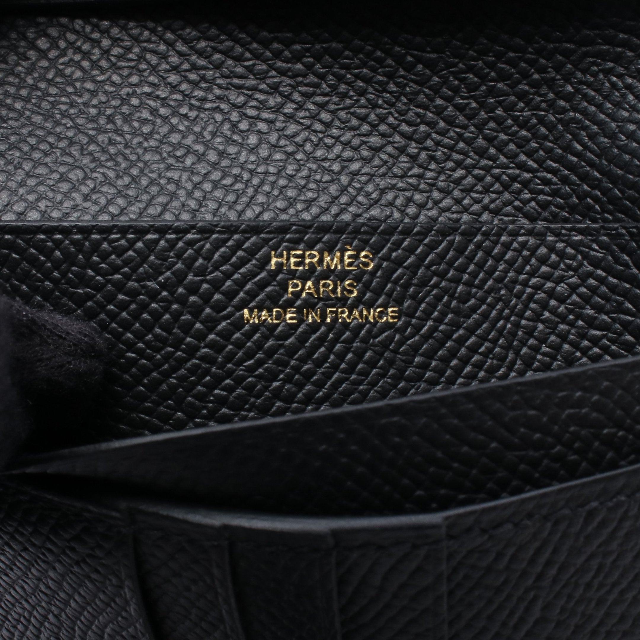 HERMES ベアンコンパクト 黒×ゴールド エプソン HERMES - HERMES