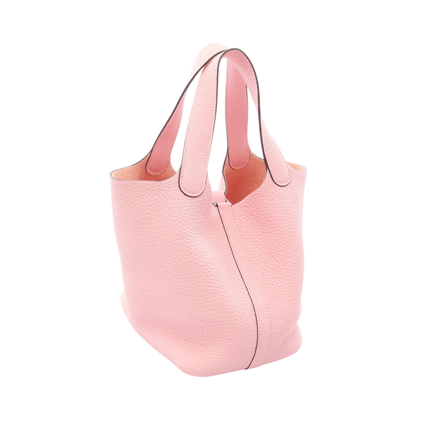 ピコタンロックPM ローズサクラ ハンドバッグ トリヨンクレマンス ライトピンク シルバー金具 Y刻印 エルメス バッグ HERMES