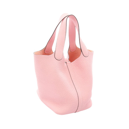 ピコタンロックPM ローズサクラ ハンドバッグ トリヨンクレマンス ライトピンク シルバー金具 Y刻印 エルメス バッグ HERMES