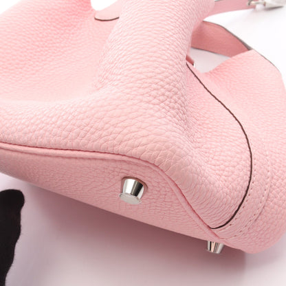 ピコタンロックPM ローズサクラ ハンドバッグ トリヨンクレマンス ライトピンク シルバー金具 Y刻印 エルメス バッグ HERMES