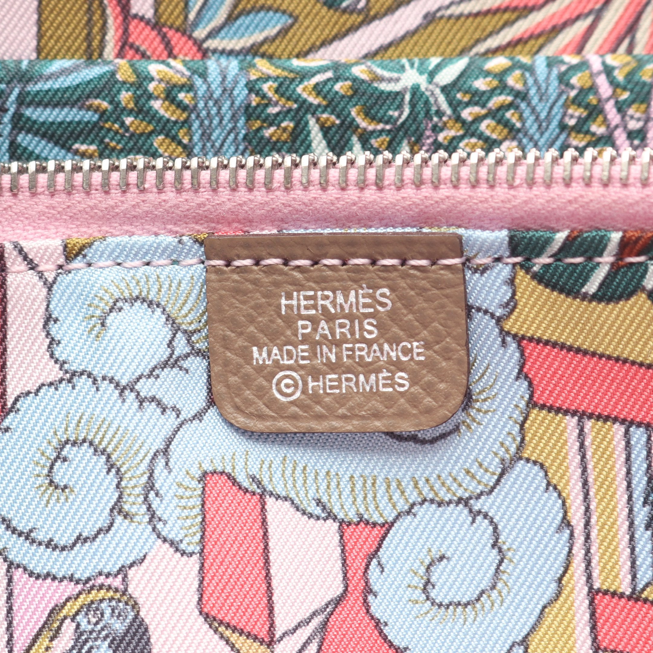 ⭐︎専用⭐︎ 鑑定済美品！　エルメス　シルクイン　長財布　茶系　U刻印 HERMES（エルメス） 長財布 レディース アザップ シルクイン