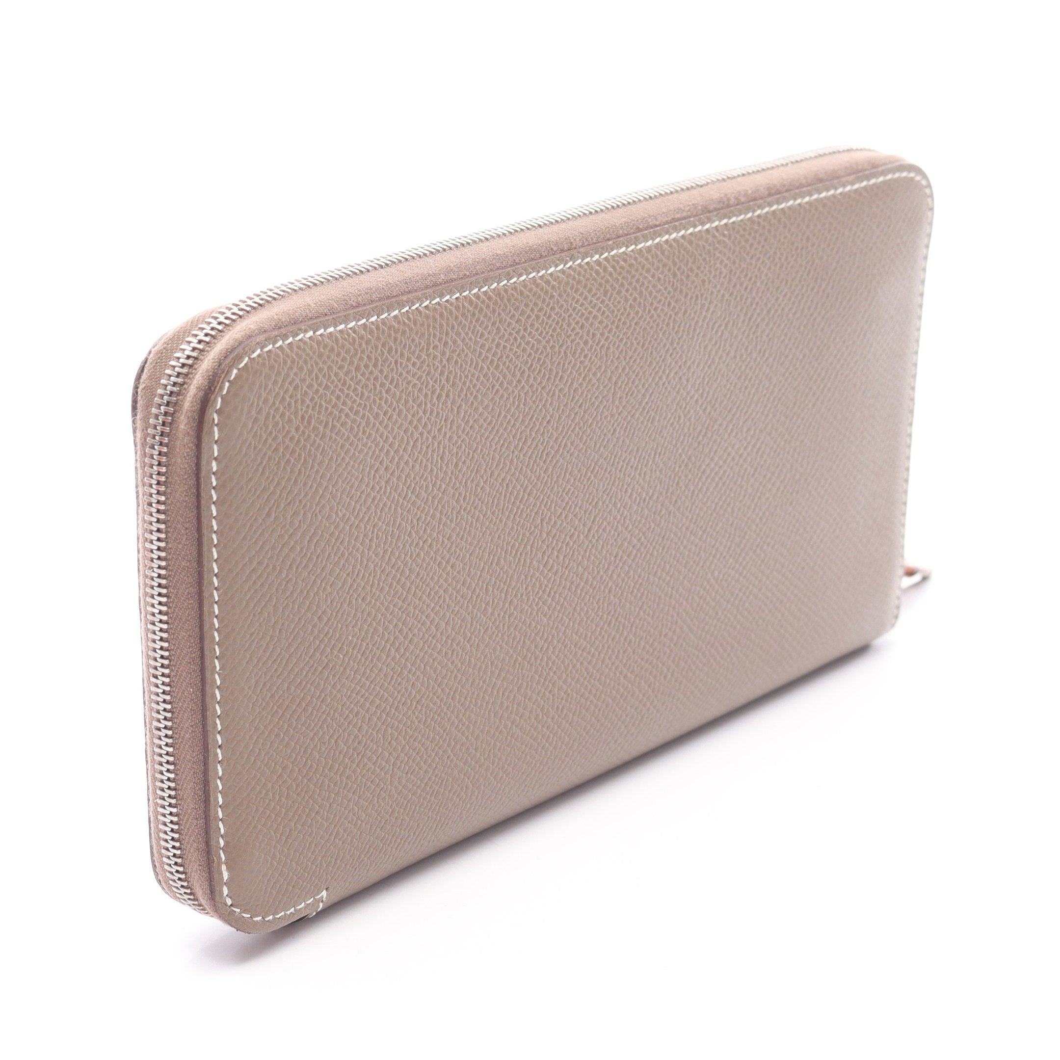 エルメス　新品　シルクイン　エトゥープ　長財布 アザップロング シルクイン エトゥープ ラウンドファスナー長財布