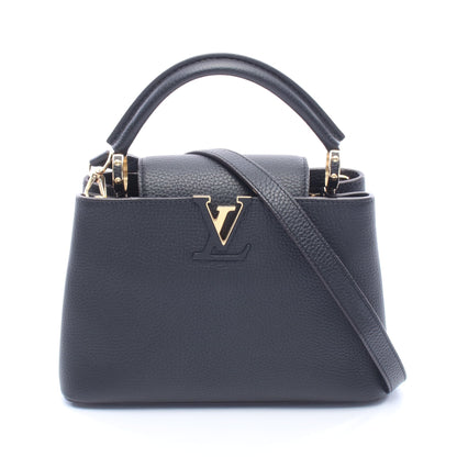 カプシーヌBB ノワール 2WAY ハンドバッグ レザー ブラック ルイヴィトン バッグ LOUIS VUITTON