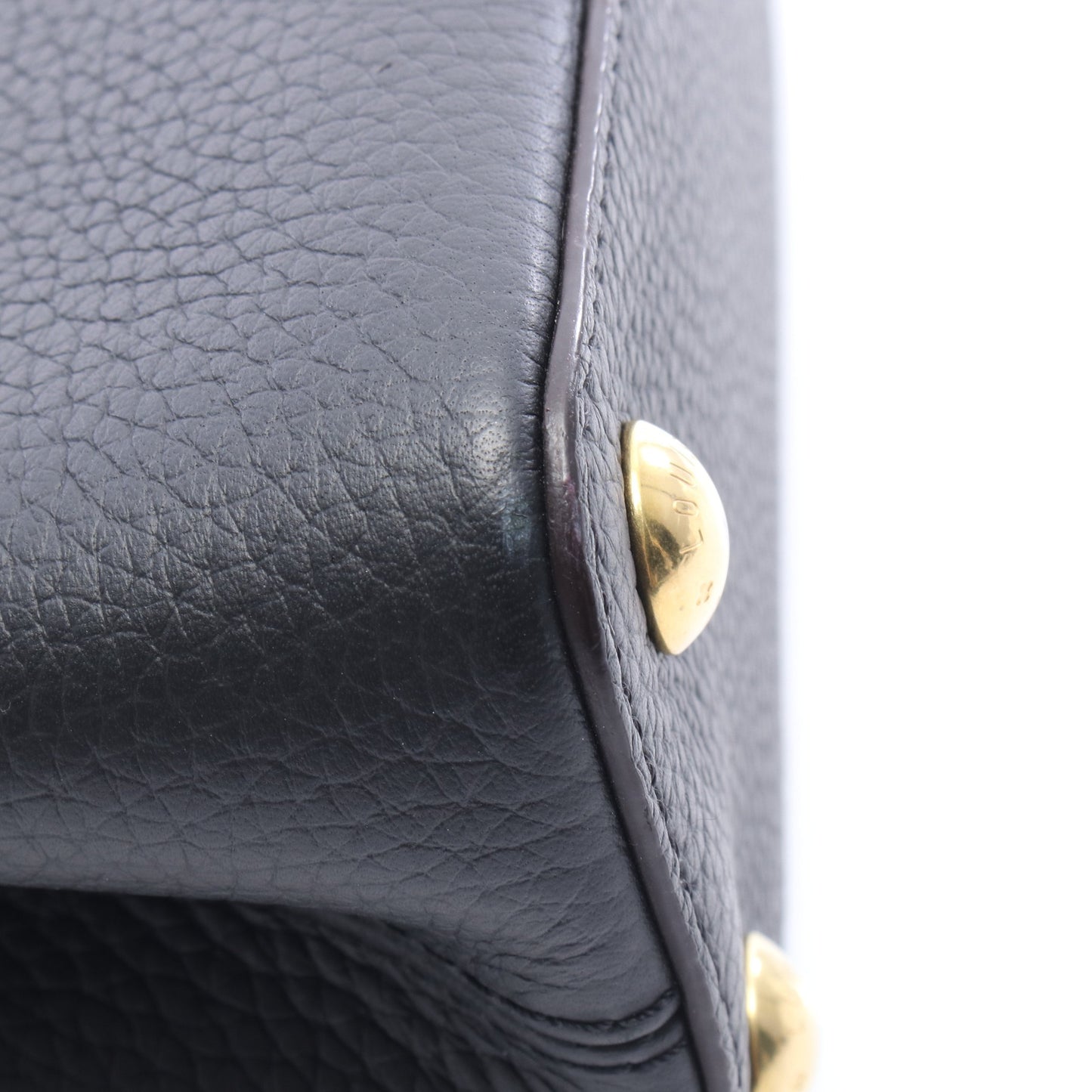 カプシーヌBB ノワール 2WAY ハンドバッグ レザー ブラック ルイヴィトン バッグ LOUIS VUITTON