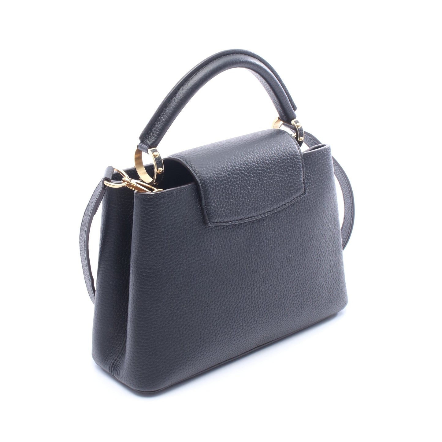 カプシーヌBB ノワール 2WAY ハンドバッグ レザー ブラック ルイヴィトン バッグ LOUIS VUITTON