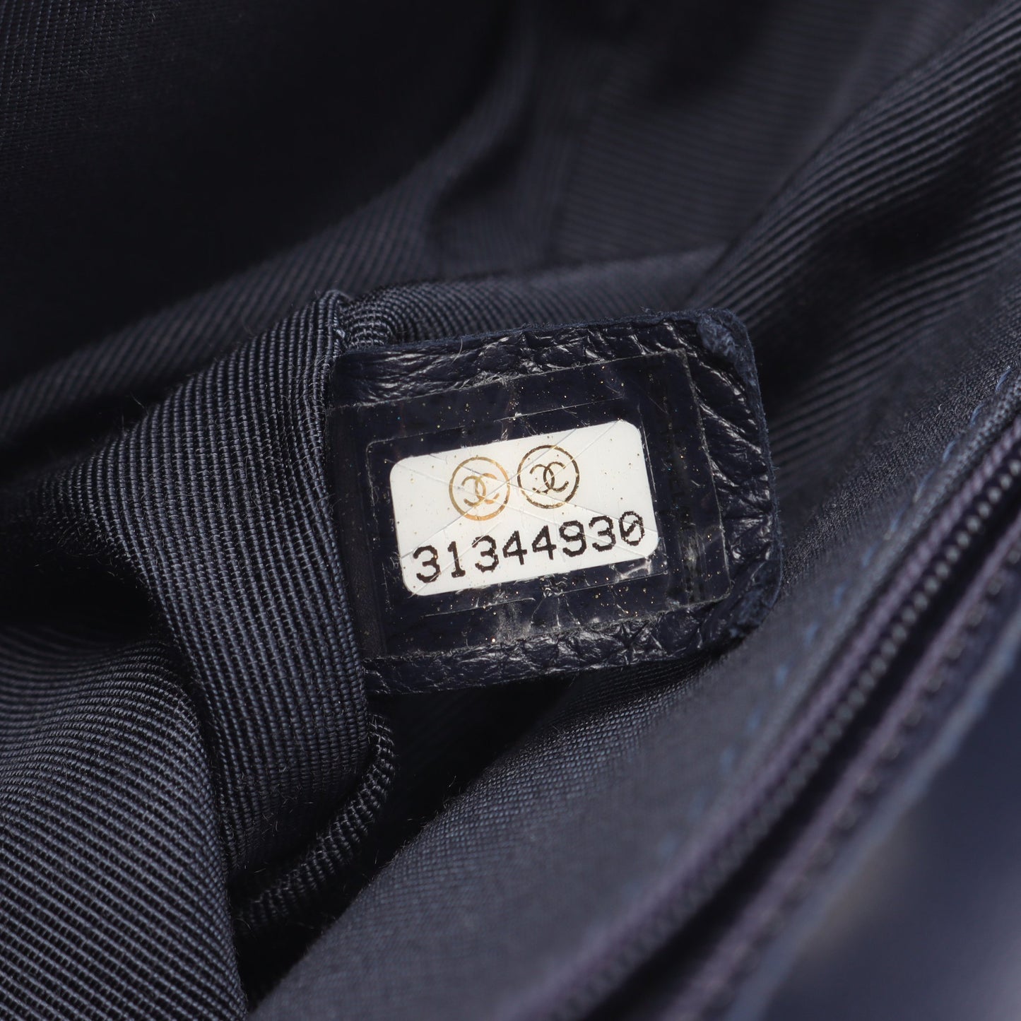 19 ディズヌフ マトラッセ コンビ金具 2WAY チェーンショルダーバッグ ラムスキン ネイビー シャネル バッグ CHANEL