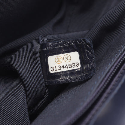 19 ディズヌフ マトラッセ コンビ金具 2WAY チェーンショルダーバッグ ラムスキン ネイビー シャネル バッグ CHANEL