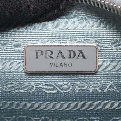 Re-Edition 2005 2WAY チェーンショルダーバッグ ナイロン ブルーグレー プラダ バッグ PRADA