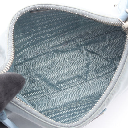 Re-Edition 2005 2WAY チェーンショルダーバッグ ナイロン ブルーグレー プラダ バッグ PRADA