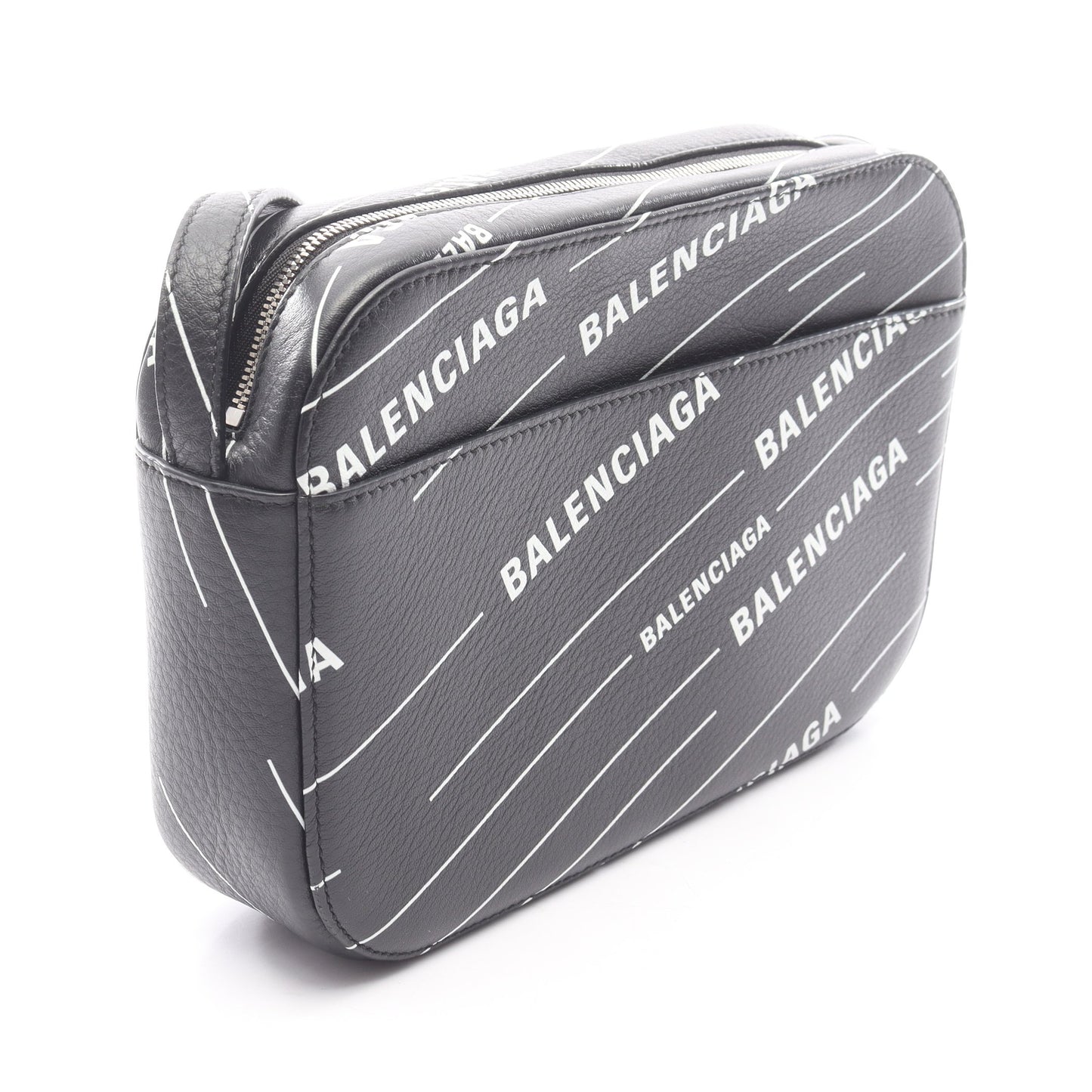 EVERYDAY CAMERA BAG S エブリデイ カメラ バッグ S ショルダーバッグ レザー ブラック ホワイト バレンシアガ バッグ BALENCIAGA