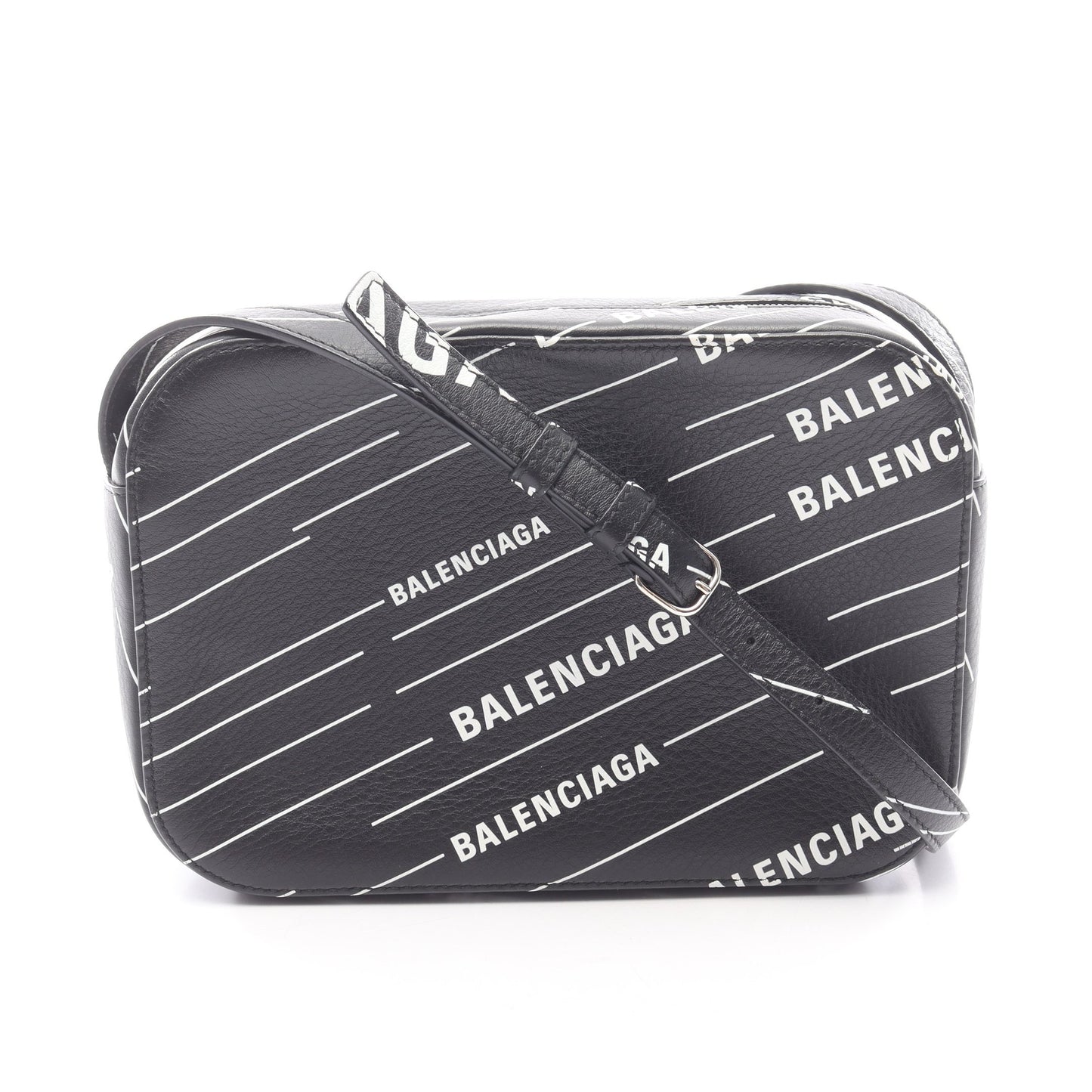 EVERYDAY CAMERA BAG S エブリデイ カメラ バッグ S ショルダーバッグ レザー ブラック ホワイト バレンシアガ バッグ BALENCIAGA
