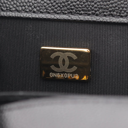 ボーイシャネル チェーンショルダーバッグ キャビアスキン ブラック ゴールド金具 シャネル バッグ CHANEL