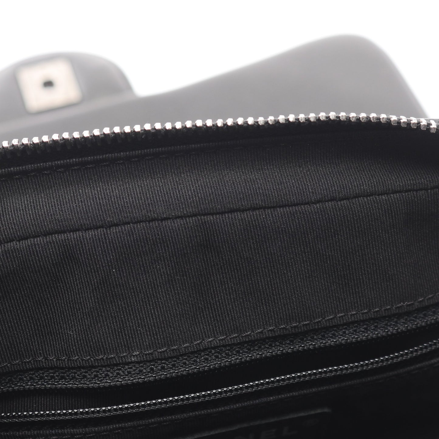 マトラッセ アンティークシルバー金具 チェーンショルダーバッグ レザー ブラック シャネル バッグ CHANEL