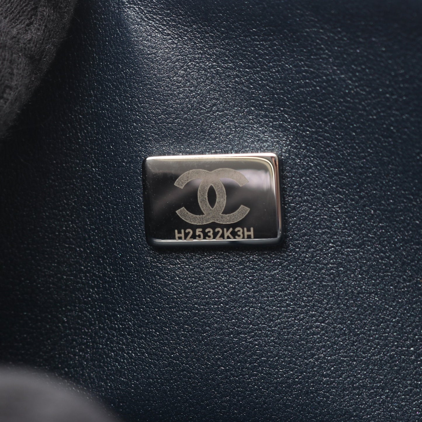 マトラッセ Wフラップ Wチェーンショルダーバッグ レザー ブルーグレー シルバー金具 シャネル バッグ CHANEL