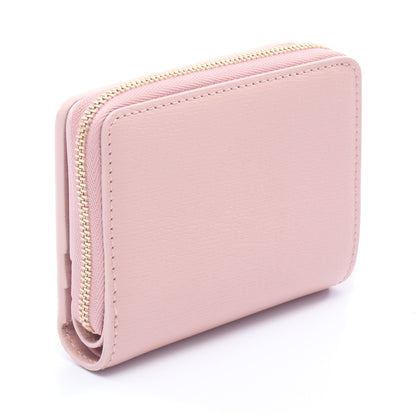 GUCCI スクリプト ミニ ウォレット 二つ折り財布 レザー ピンク グッチ 財布・小物 GUCCI