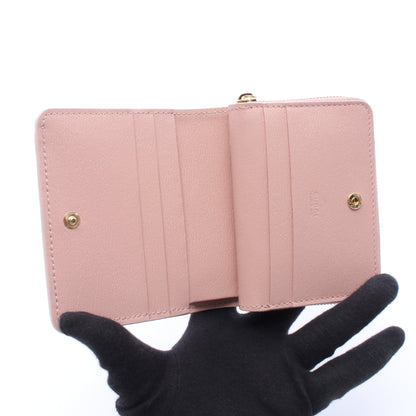 GUCCI スクリプト ミニ ウォレット 二つ折り財布 レザー ピンク グッチ 財布・小物 GUCCI