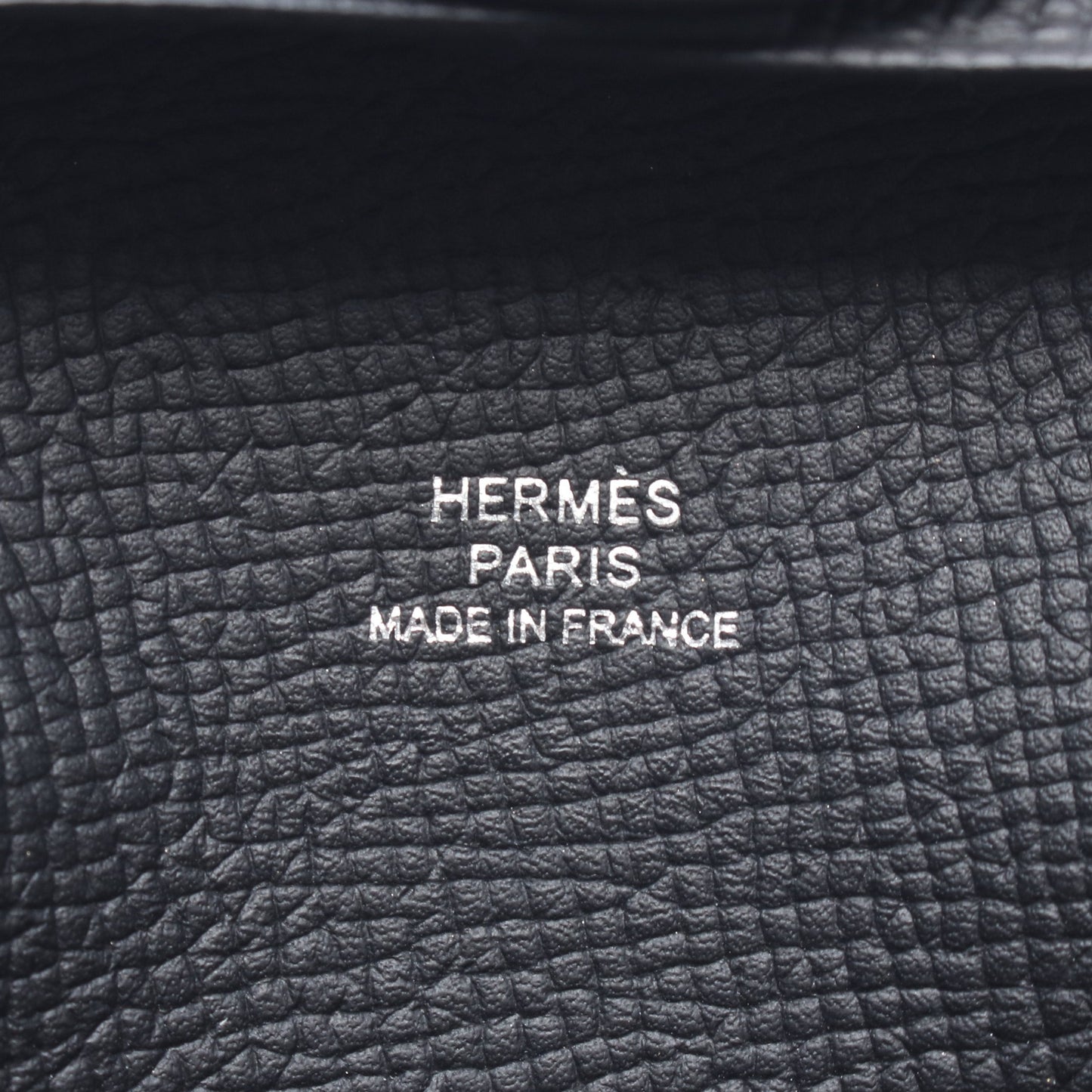バスティア コインケース ヴォーエプソン ブラック シルバー金具 B刻印 エルメス 財布・小物 HERMES