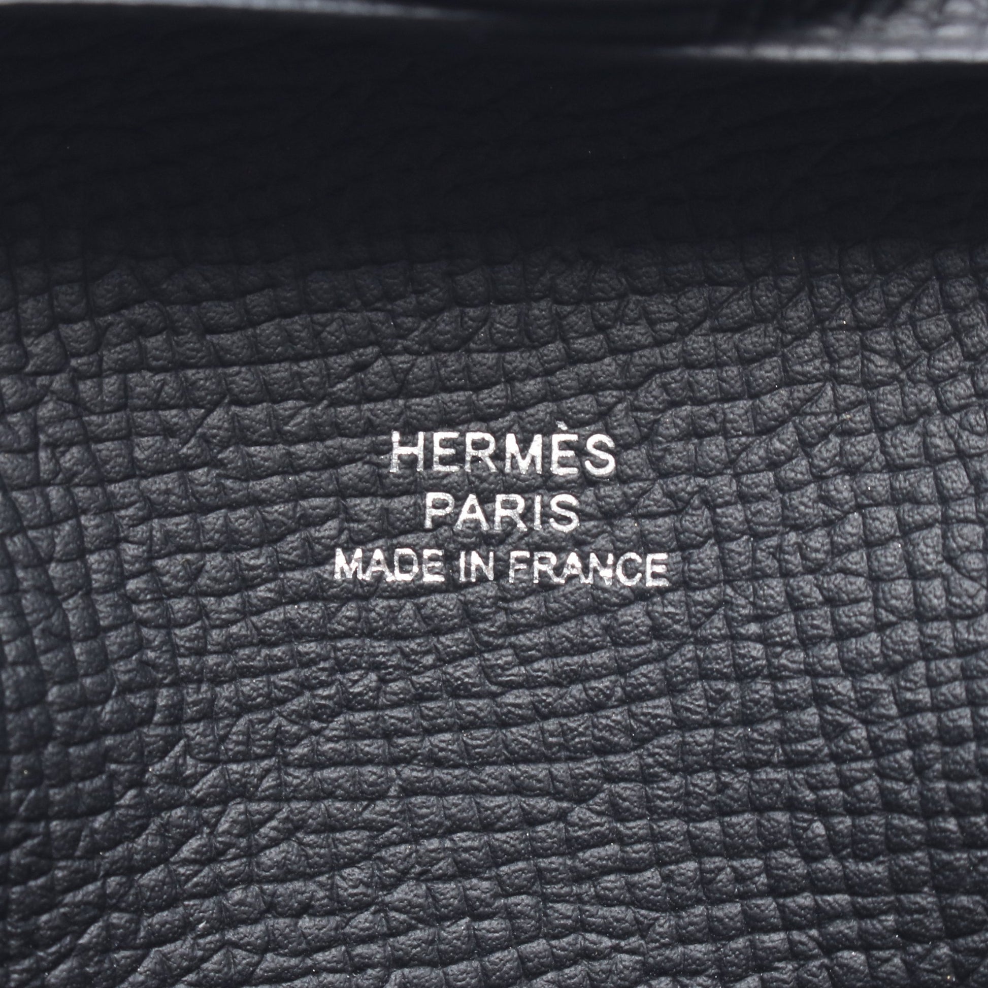 バスティア コインケース ヴォーエプソン ブラック シルバー金具 B刻印 エルメス 財布・小物 HERMES