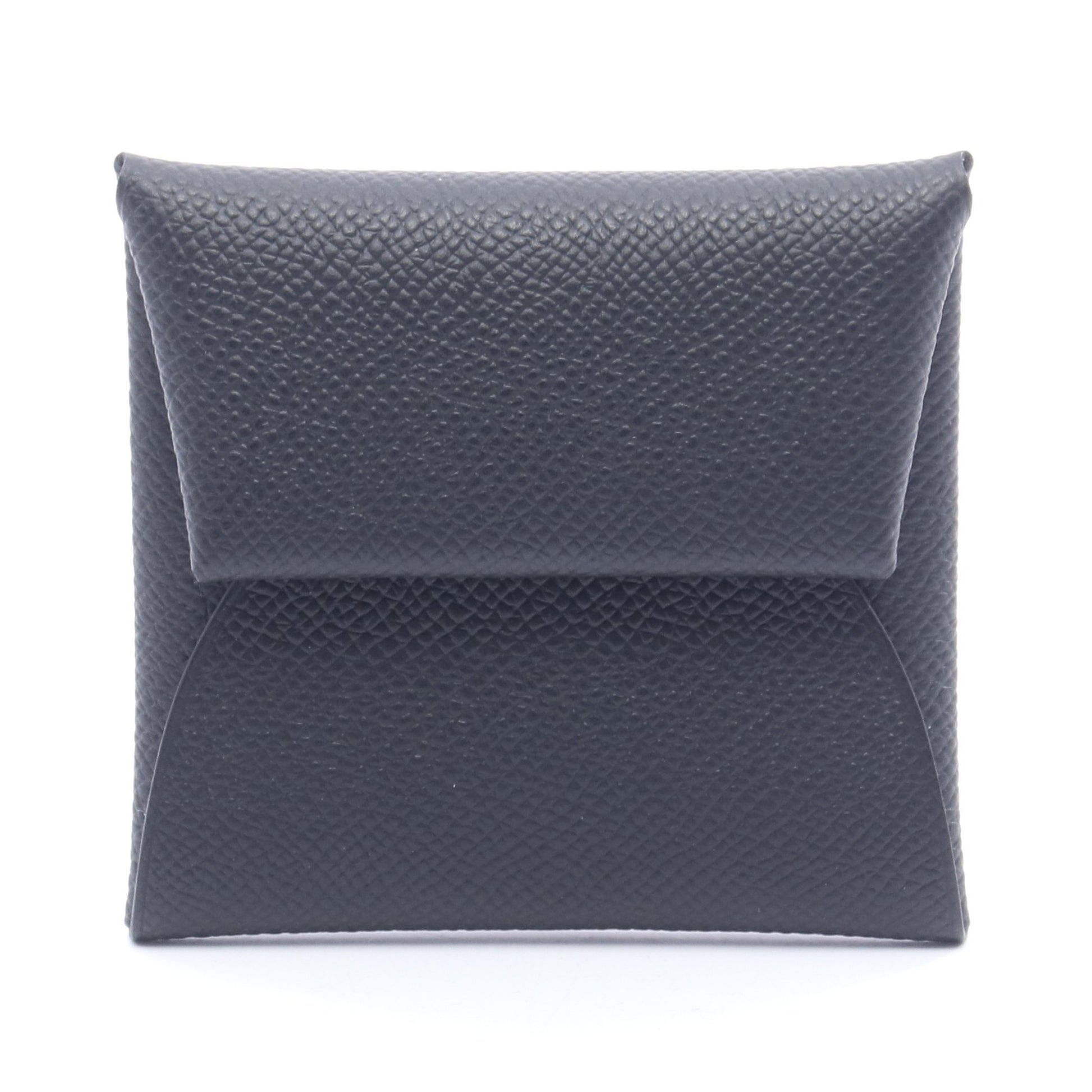 バスティア コインケース ヴォーエプソン ブラック シルバー金具 B刻印 エルメス 財布・小物 HERMES