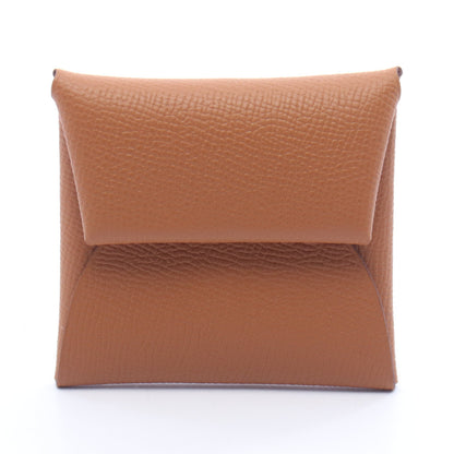 バスティア ゴールド コインケース ヴォーエプソン ブラウン シルバー金具 B刻印 エルメス 財布・小物 HERMES