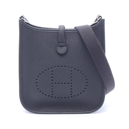 エヴリンTPM キャバン ショルダーバッグ トリヨンクレマンス ダークネイビー シルバー金具 K刻印 エルメス バッグ HERMES