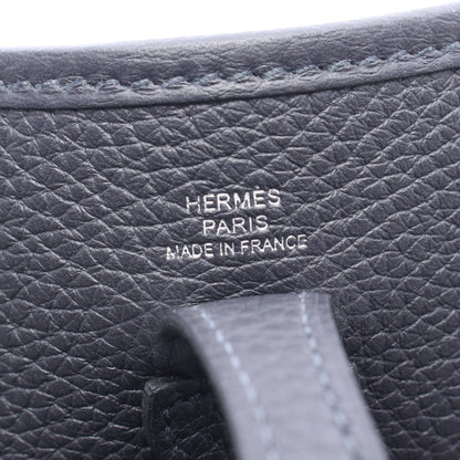 エヴリンTPM キャバン ショルダーバッグ トリヨンクレマンス ダークネイビー シルバー金具 K刻印 エルメス バッグ HERMES