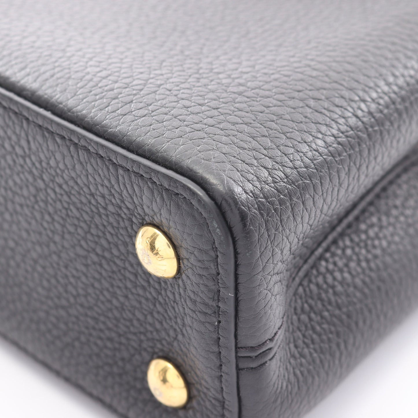 カプシーヌMINI 2WAY ハンドバッグ トリヨンレザー ブラック ルイヴィトン バッグ LOUIS VUITTON