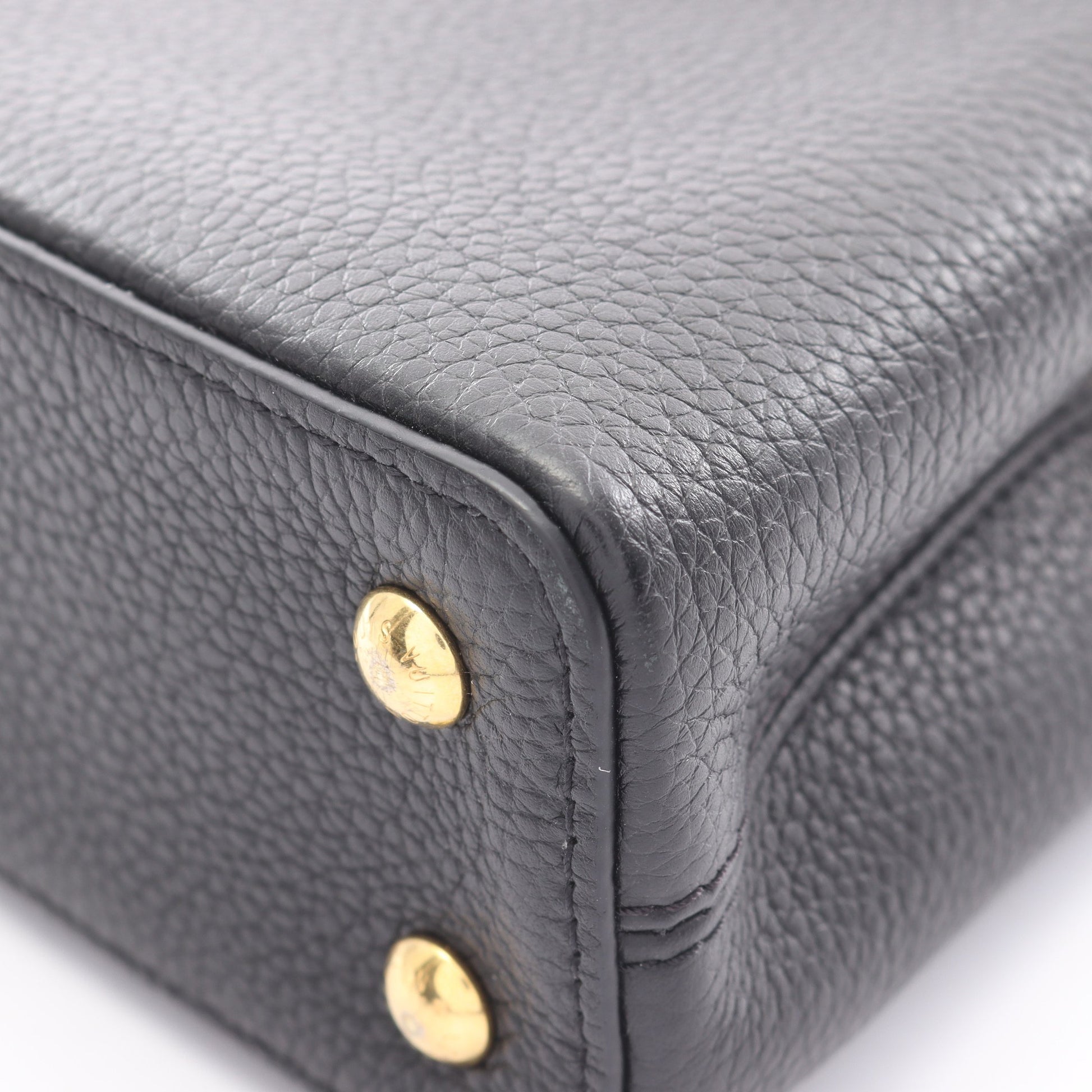 カプシーヌMINI 2WAY ハンドバッグ トリヨンレザー ブラック ルイヴィトン バッグ LOUIS VUITTON