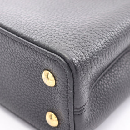 カプシーヌMINI 2WAY ハンドバッグ トリヨンレザー ブラック ルイヴィトン バッグ LOUIS VUITTON