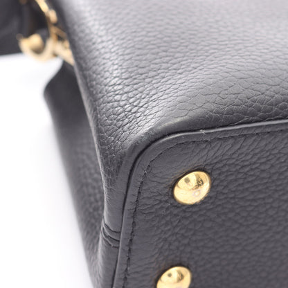 カプシーヌMINI 2WAY ハンドバッグ トリヨンレザー ブラック ルイヴィトン バッグ LOUIS VUITTON