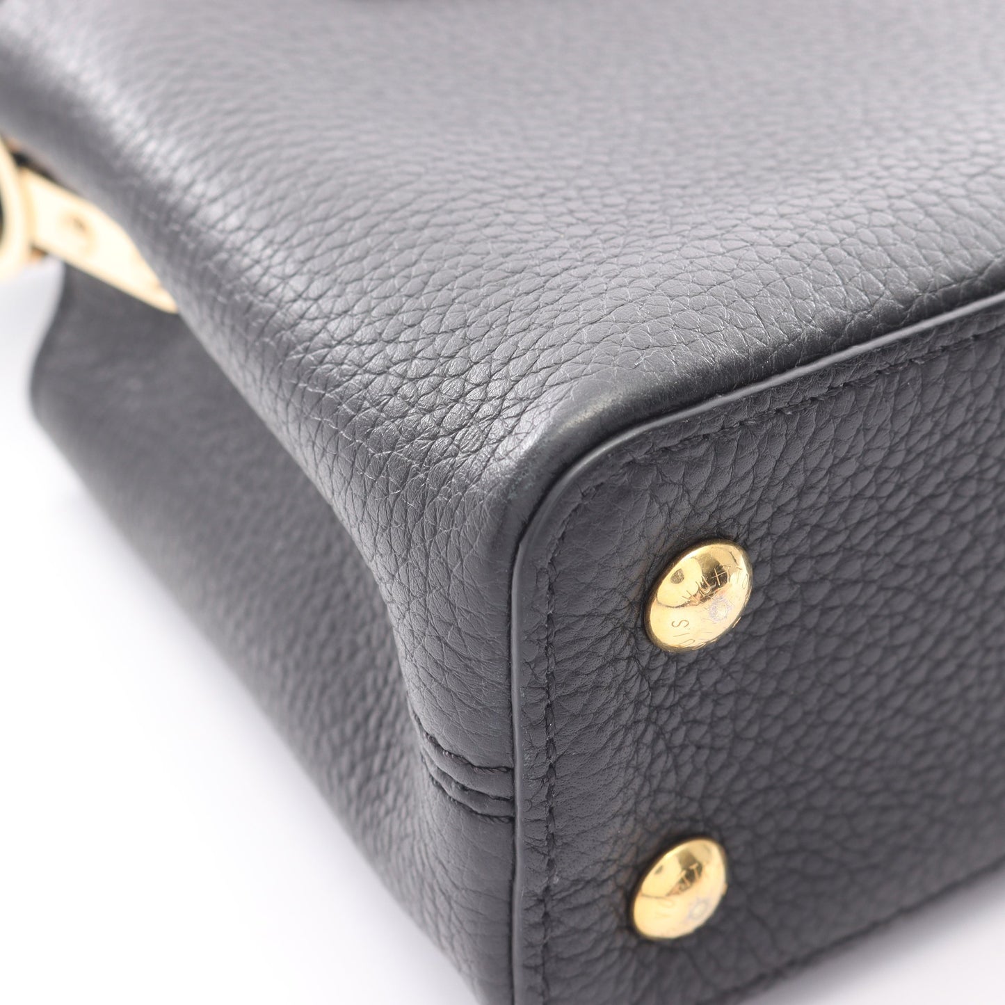 カプシーヌMINI 2WAY ハンドバッグ トリヨンレザー ブラック ルイヴィトン バッグ LOUIS VUITTON