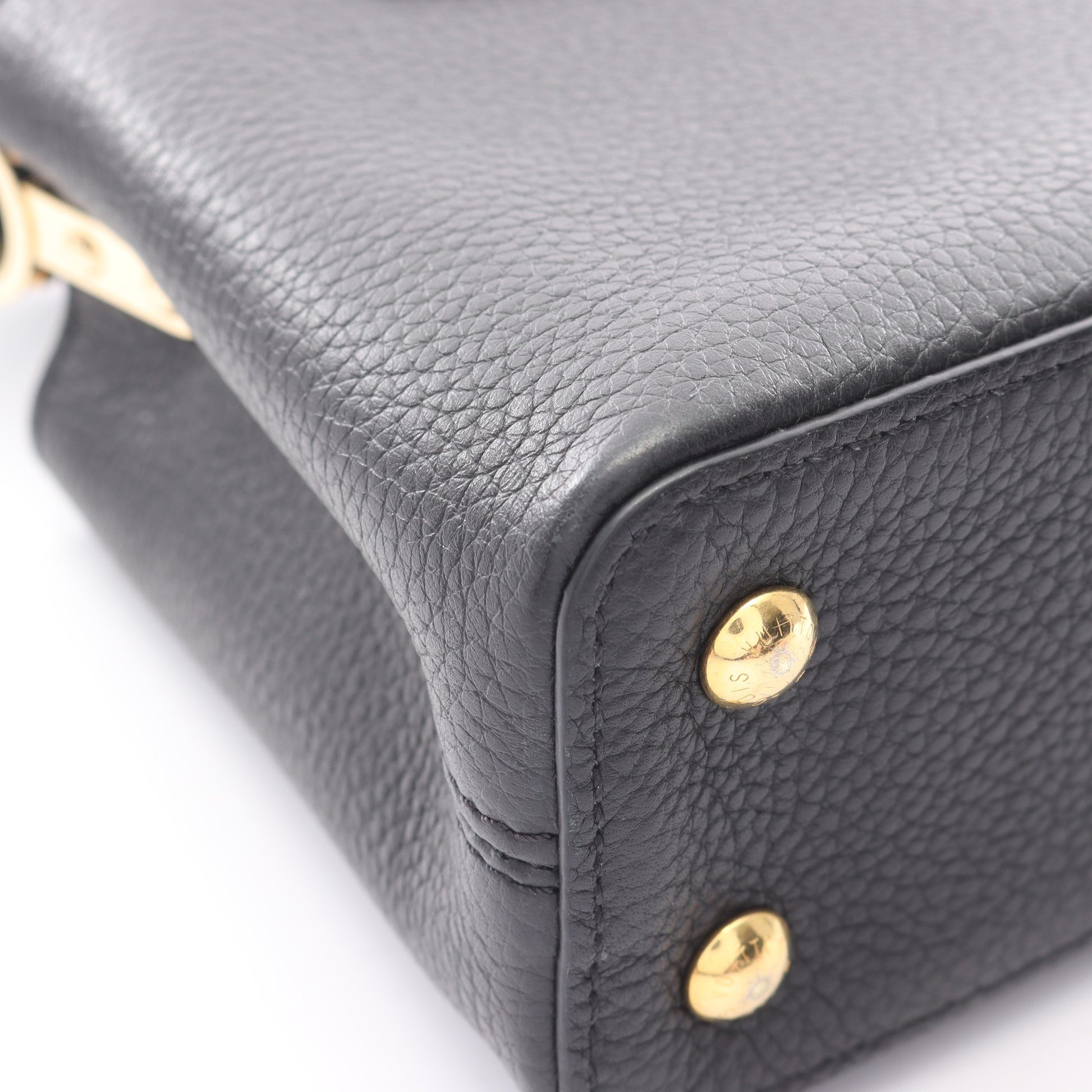 カプシーヌMINI 2WAY ハンドバッグ トリヨンレザー ブラック ルイヴィトン バッグ LOUIS VUITTON