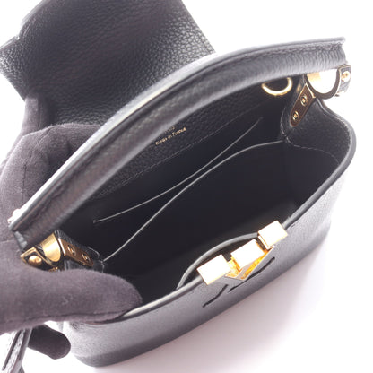 カプシーヌMINI 2WAY ハンドバッグ トリヨンレザー ブラック ルイヴィトン バッグ LOUIS VUITTON