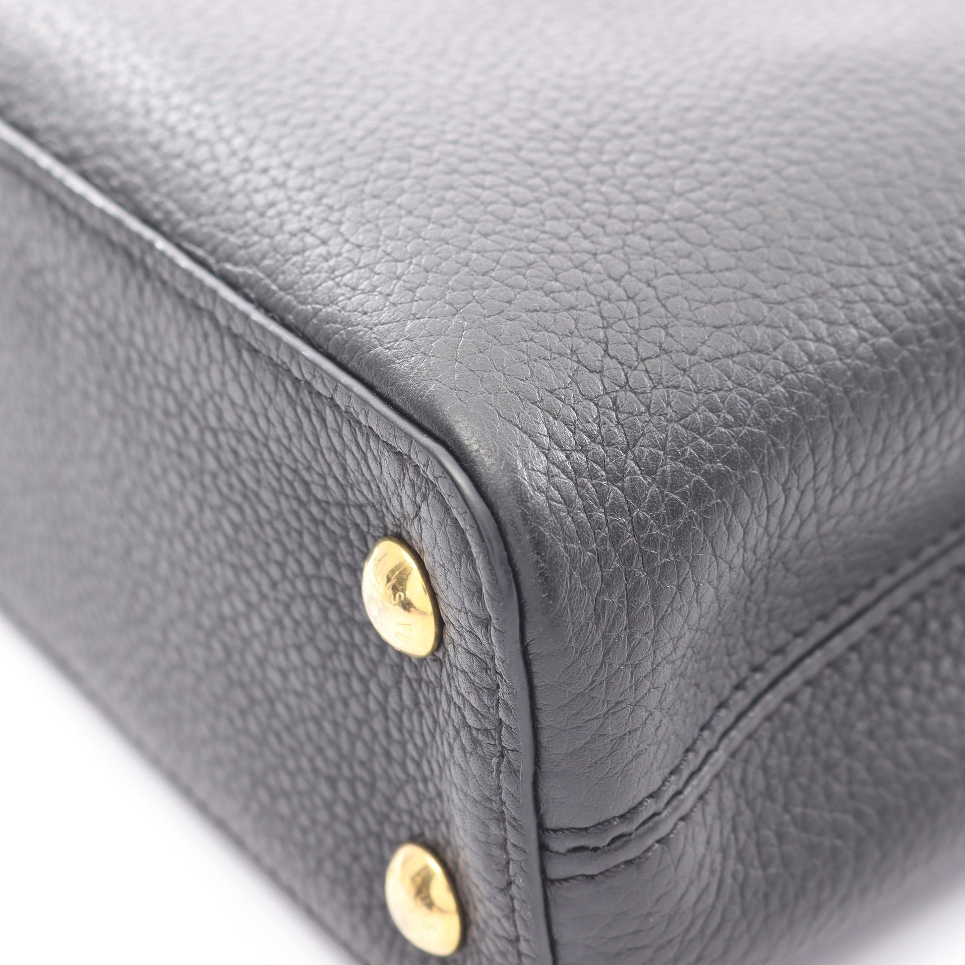 カプシーヌMINI 2WAY ハンドバッグ トリヨンレザー ブラック ルイヴィトン バッグ LOUIS VUITTON