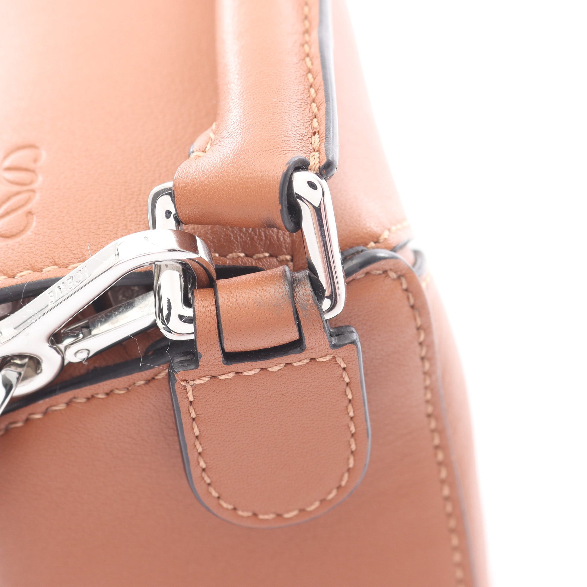 パズルバッグ ミニ 2WAY ハンドバッグ レザー ブラウン ロエベ バッグ LOEWE