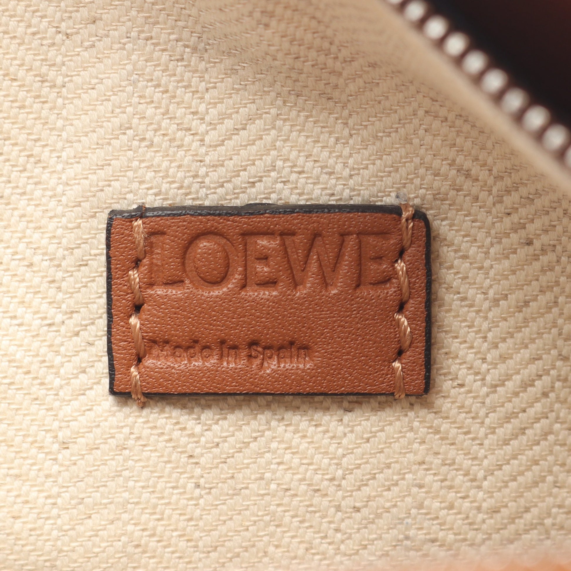 パズルバッグ ミニ 2WAY ハンドバッグ レザー ブラウン ロエベ バッグ LOEWE