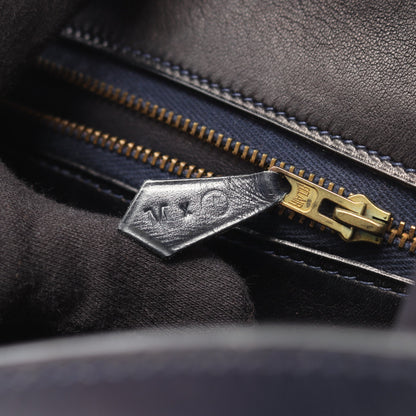 コンスタンス23 ブルーネイビー ショルダーバッグ ボックスカーフ ネイビー ゴールド金具 ○I刻印 エルメス バッグ HERMES