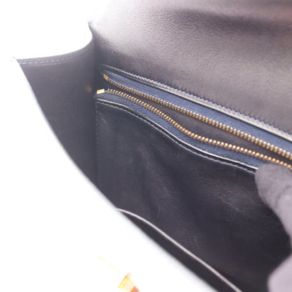 コンスタンス23 ブルーネイビー ショルダーバッグ ボックスカーフ ネイビー ゴールド金具 ○I刻印 エルメス バッグ HERMES