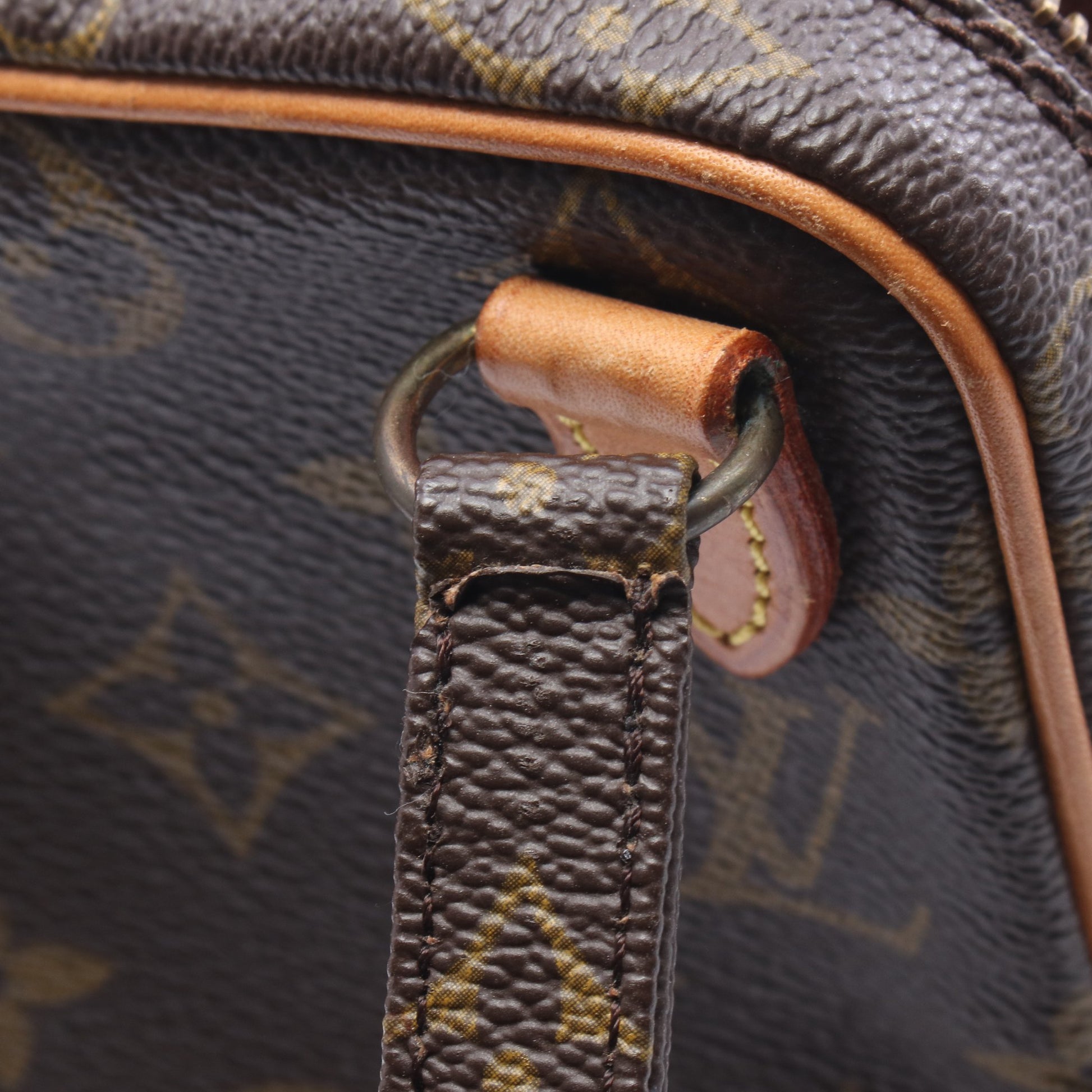 ミニアマゾン モノグラム ショルダーバッグ PVC レザー ブラウン ルイヴィトン バッグ LOUIS VUITTON