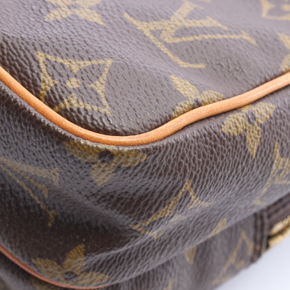 ミニアマゾン モノグラム ショルダーバッグ PVC レザー ブラウン ルイヴィトン バッグ LOUIS VUITTON