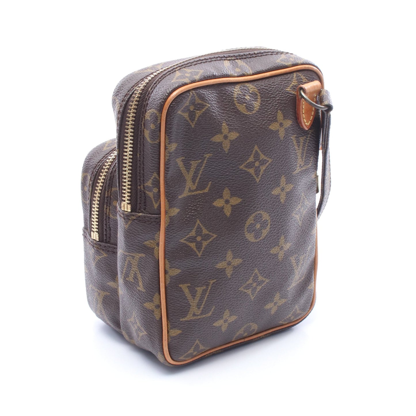 ミニアマゾン モノグラム ショルダーバッグ PVC レザー ブラウン ルイヴィトン バッグ LOUIS VUITTON