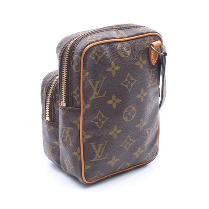 ミニアマゾン モノグラム ショルダーバッグ PVC レザー ブラウン ルイヴィトン バッグ LOUIS VUITTON