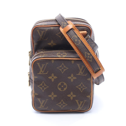 ミニアマゾン モノグラム ショルダーバッグ PVC レザー ブラウン ルイヴィトン バッグ LOUIS VUITTON