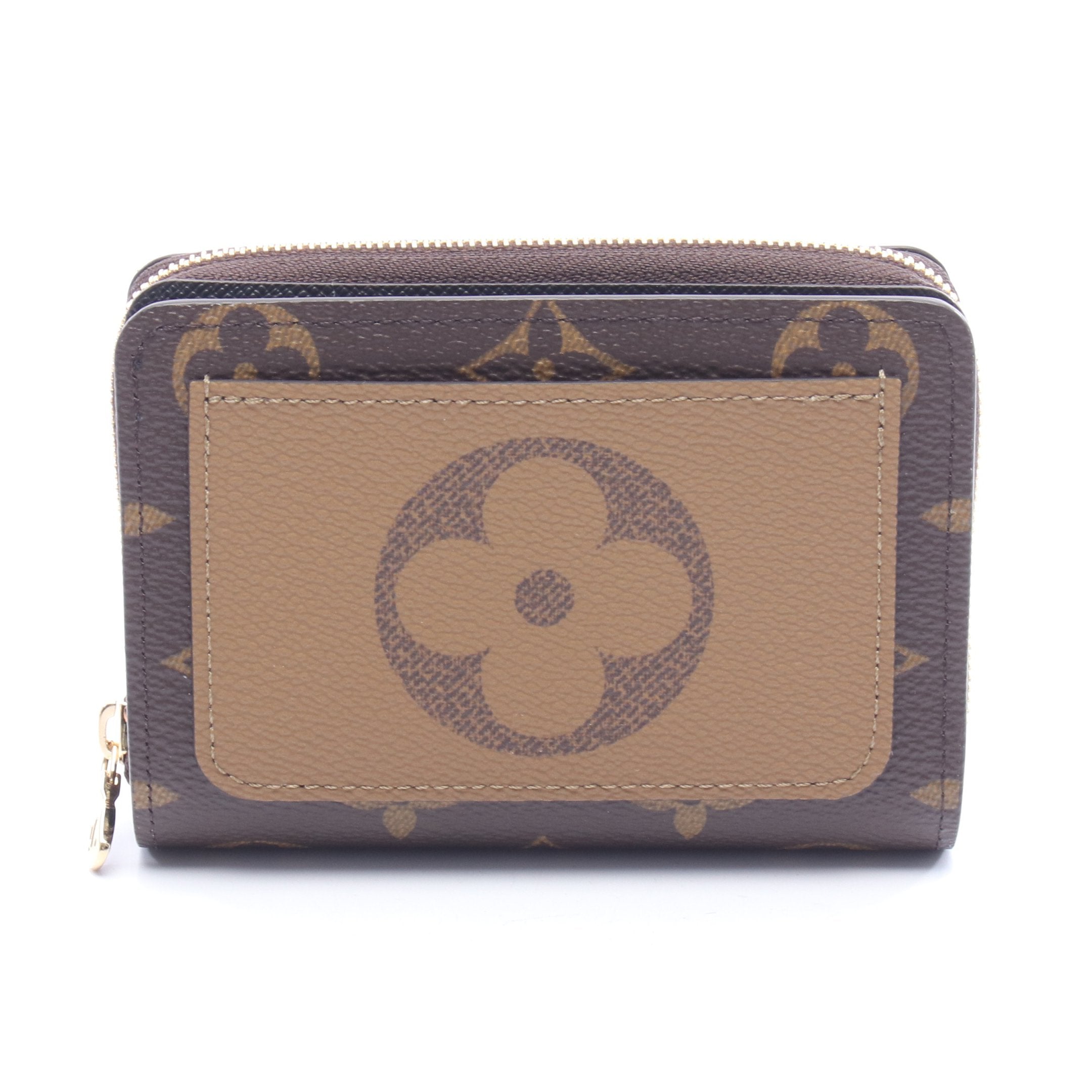 LOUIS VUITTON ポルトフォイユルー 財布 モノグラムリバース ポルトフォイユ ルー モノグラムリバース 二つ折り財布 PVC レザー